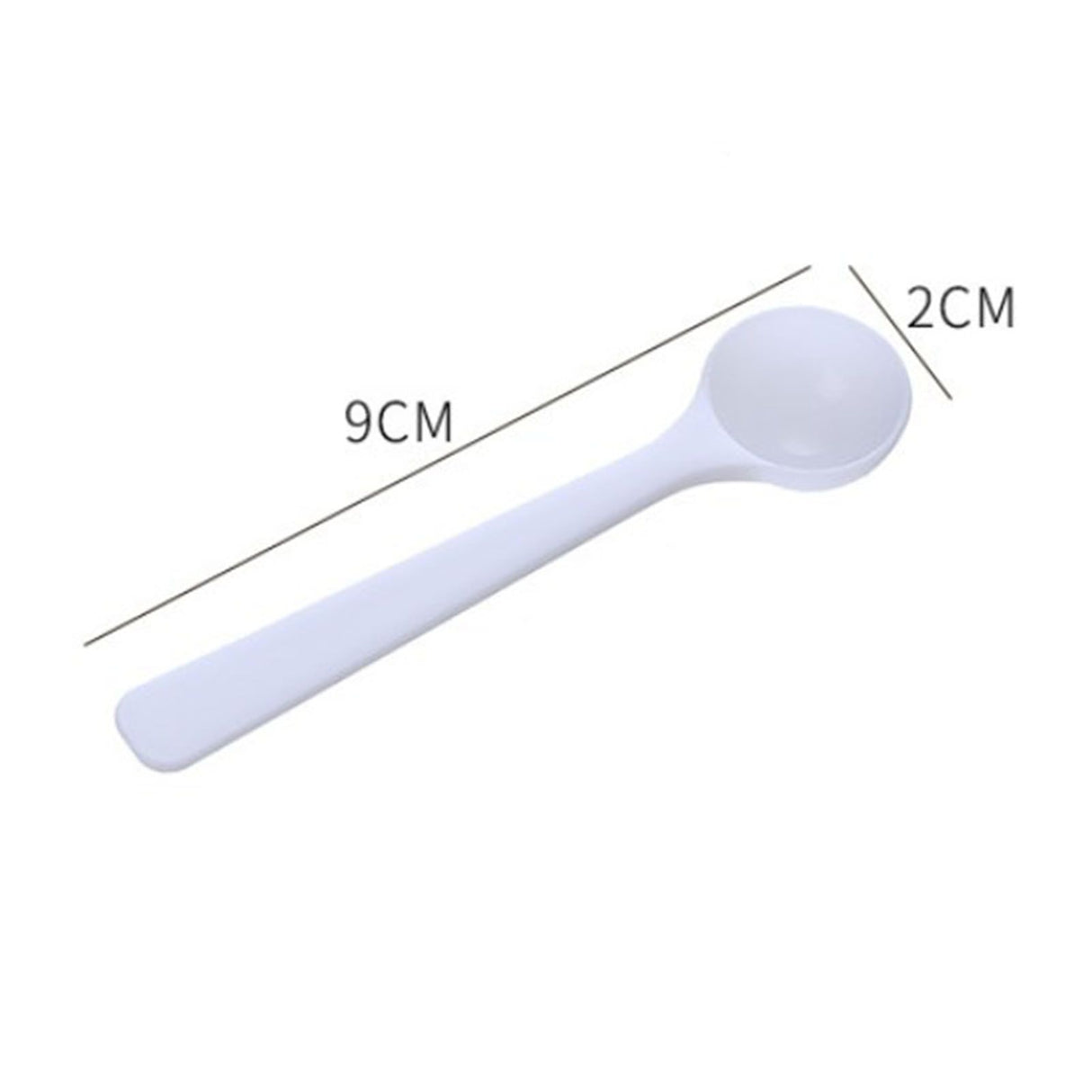 1g Measuring Spoons Highly Accurate Milk Powder Spoon Round Bottom Mini Spoon for Traveling