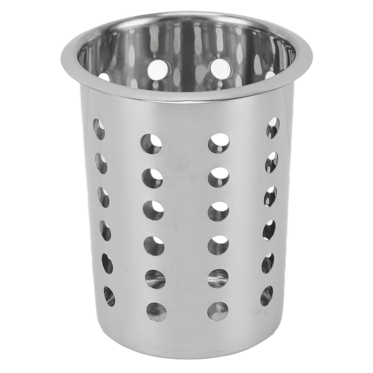 Kitchen Utensil Holder Multipurpose Large Capacity Mess Proof 304 Stainless Steel Utensil Holder for Countertop With Holes