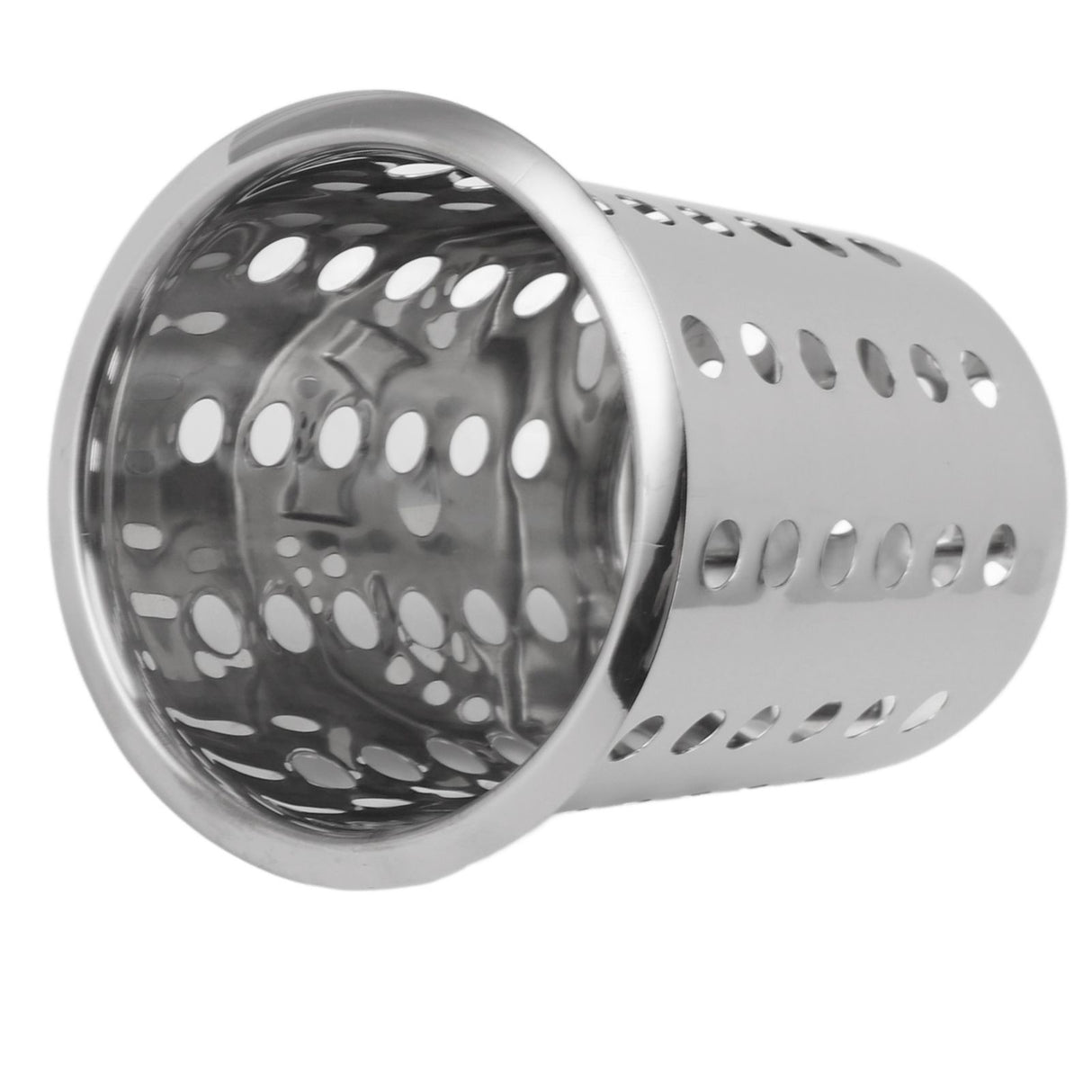 Kitchen Utensil Holder Multipurpose Large Capacity Mess Proof 304 Stainless Steel Utensil Holder for Countertop With Holes