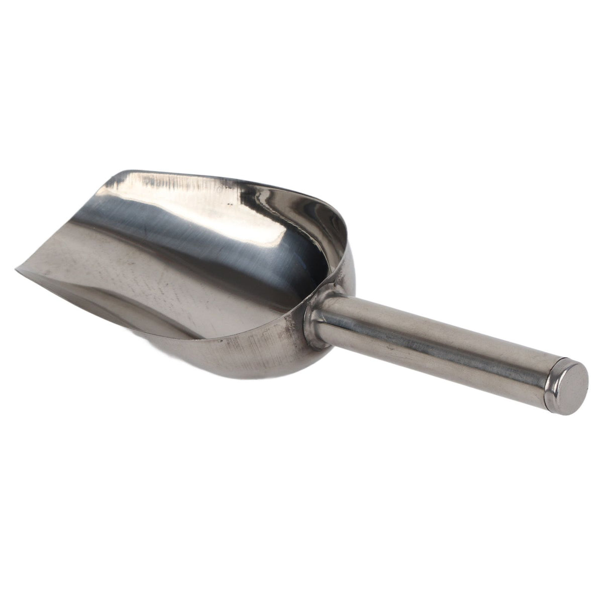 Stainless Steel Ice Scoop Multipurpose Thickened Rustproof Dishwasher Safe Metal Ice Scoop for Ice Cube Candy Flour Sugar S