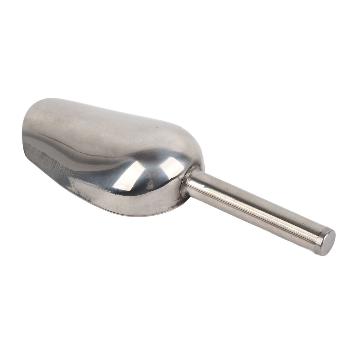 Stainless Steel Ice Scoop Multipurpose Thickened Rustproof Dishwasher Safe Metal Ice Scoop for Ice Cube Candy Flour Sugar S