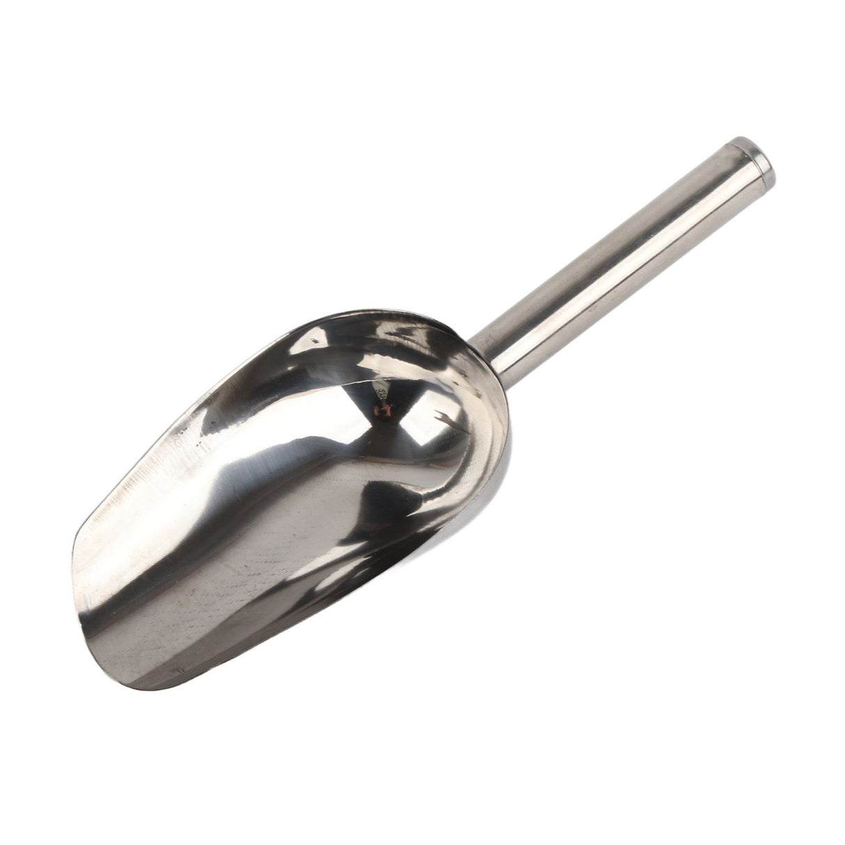 Stainless Steel Ice Scoop Multipurpose Thickened Rustproof Dishwasher Safe Metal Ice Scoop for Ice Cube Candy Flour Sugar L
