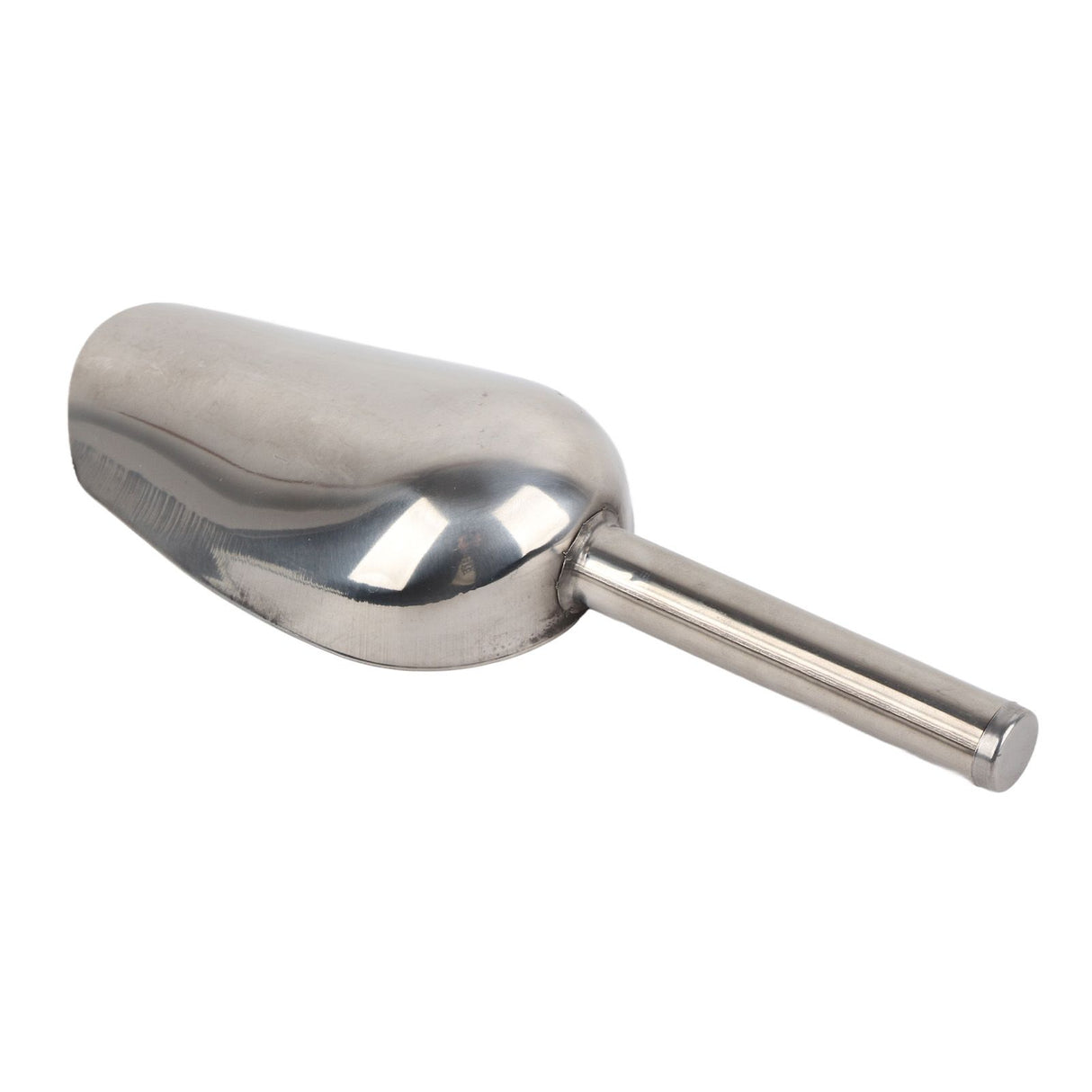 Stainless Steel Ice Scoop Multipurpose Thickened Rustproof Dishwasher Safe Metal Ice Scoop for Ice Cube Candy Flour Sugar L