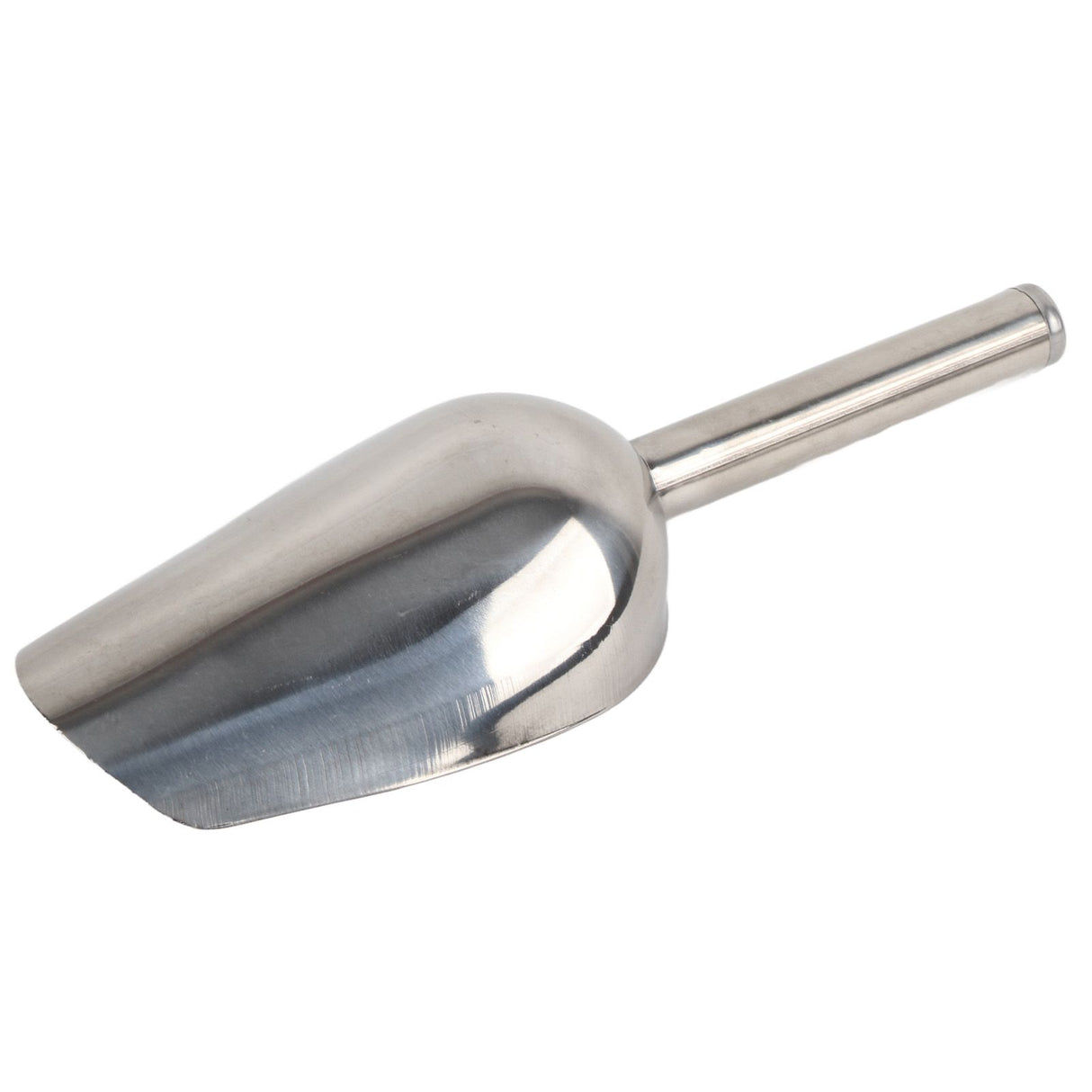 Stainless Steel Ice Scoop Multipurpose Thickened Rustproof Dishwasher Safe Metal Ice Scoop for Ice Cube Candy Flour Sugar L