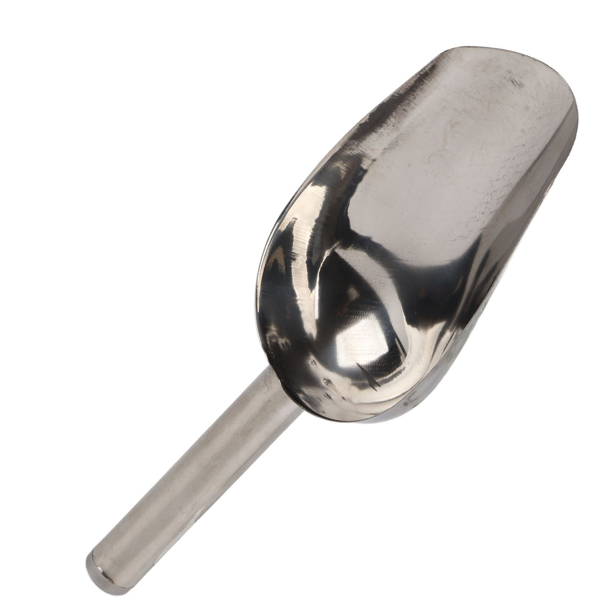 Stainless Steel Ice Scoop Multipurpose Thickened Rustproof Dishwasher Safe Metal Ice Scoop for Ice Cube Candy Flour Sugar L