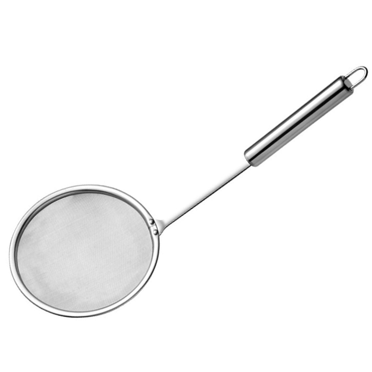 Skimmer Spoon Fat Strainer Stainless Steel Fine Mesh Long Handle Hot Pot Skimmer for Grease Foam Kitchen L