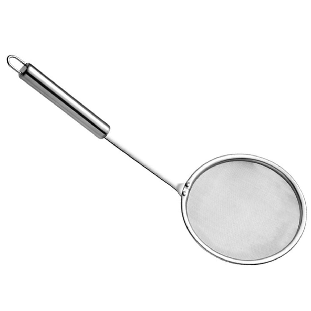 Skimmer Spoon Fat Strainer Stainless Steel Fine Mesh Long Handle Hot Pot Skimmer for Grease Foam Kitchen L