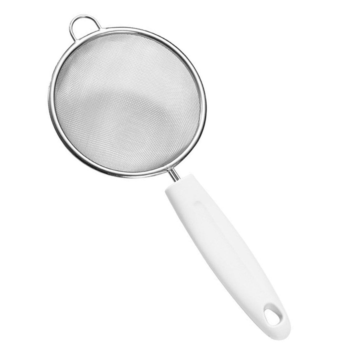 Fine Mesh Skimmer Spoon Stainless Steel Fine Mesh Food Strainer Kitchen Frying Tool for Oil Filter Skimming Grease Foam Small