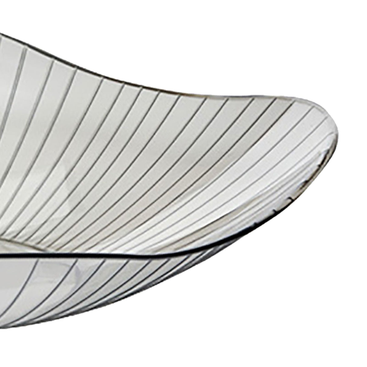 Transparent Grey Fruit Plate Large Plastic Serving Bowl Hand Made Candy Snack Bowl for Living Room Restaurant Party