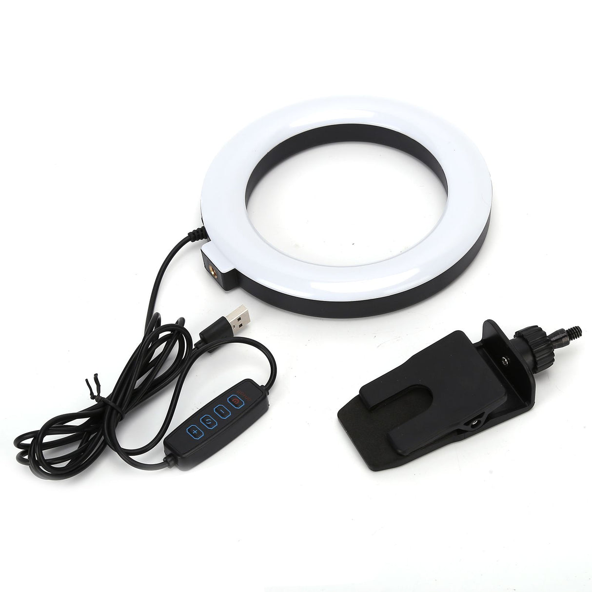 6in Adjustable Conference Video Fill Light USB Powered Fill Light Lamp for Media Meeting
