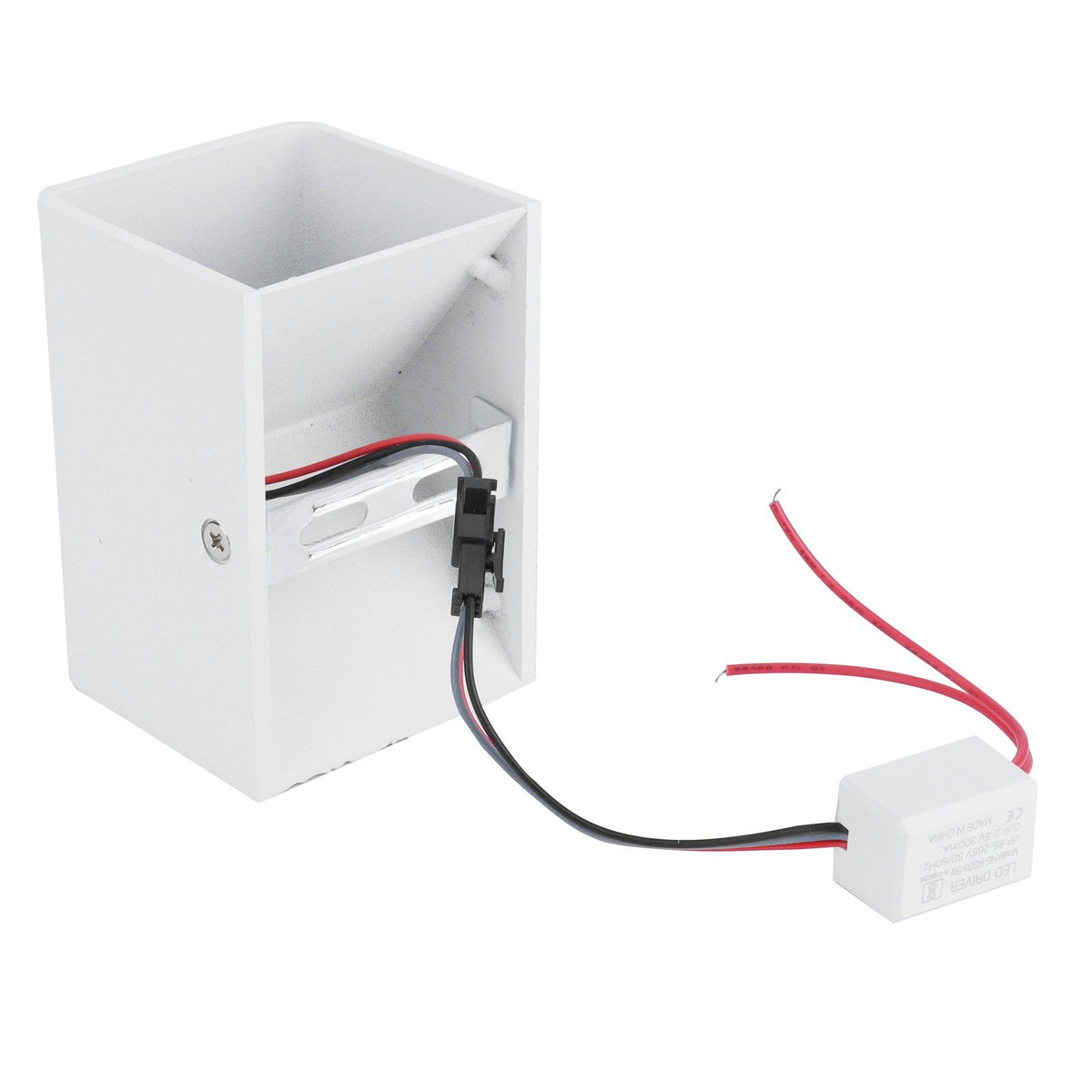 Wall Lamp RGBW Remote Control 5W Aluminum LED Wall Light for Bedroom Hallway StairsWhite Shell