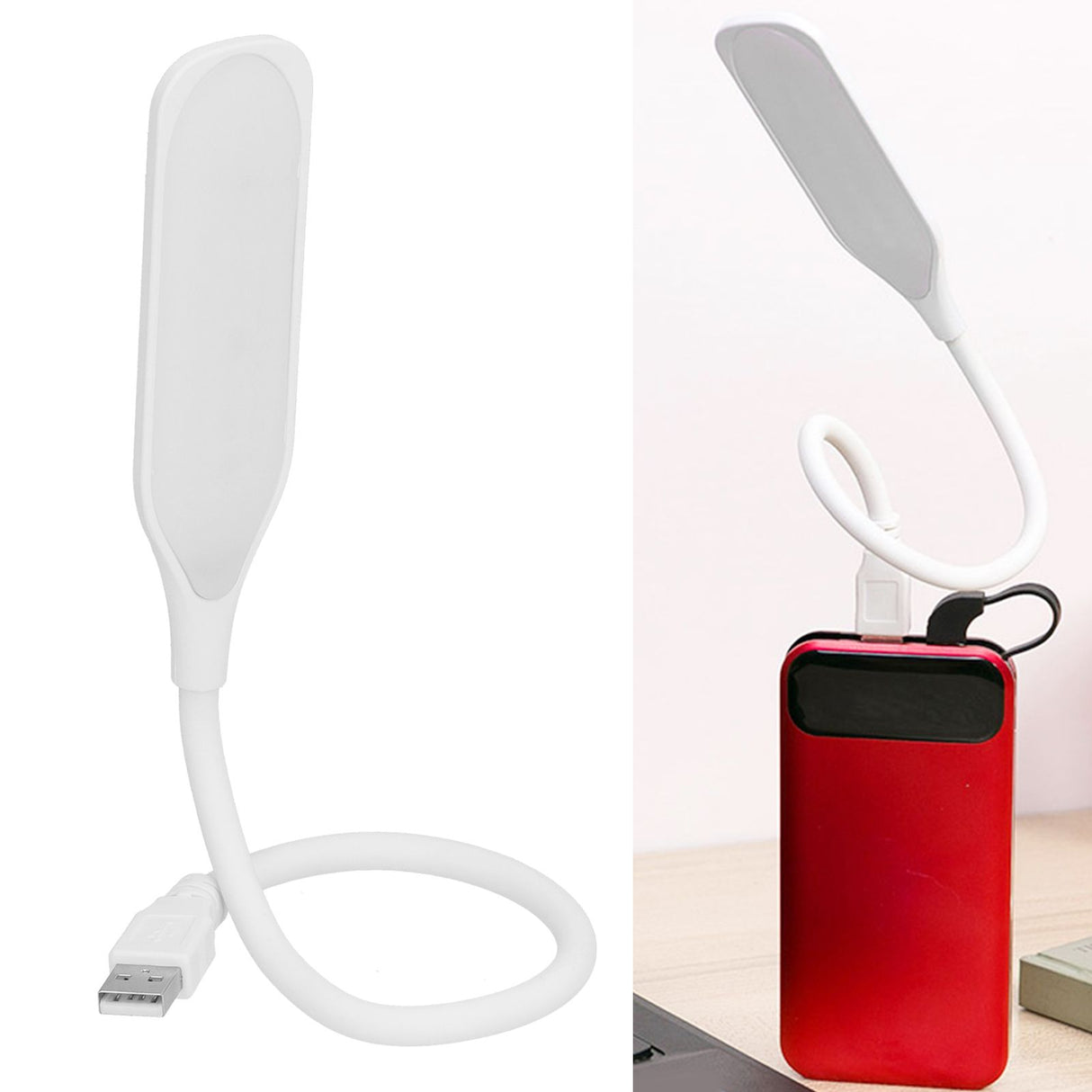 LED Mini Portable Table Lamp USB Power Bank Interface Handheld Light eye Protection Night Light for Learning and Reading