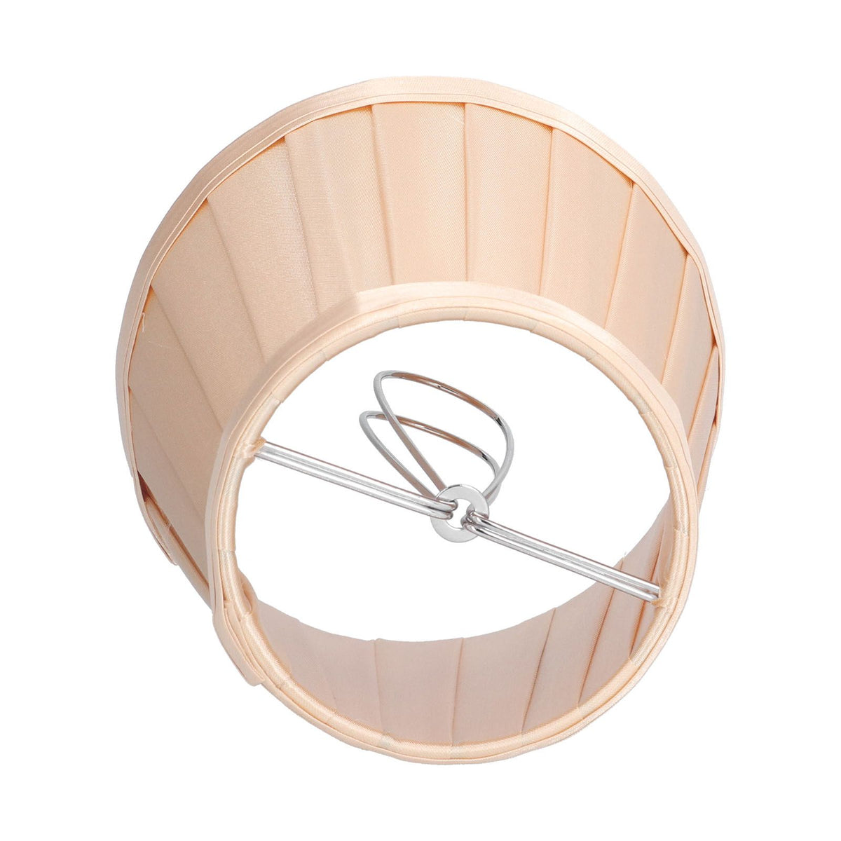 3PCS Cloth Lampshade E14 Clip On Fabric Lamp Cover for Chandelier Wall Lamp Office Home Decor(Light Gold )
