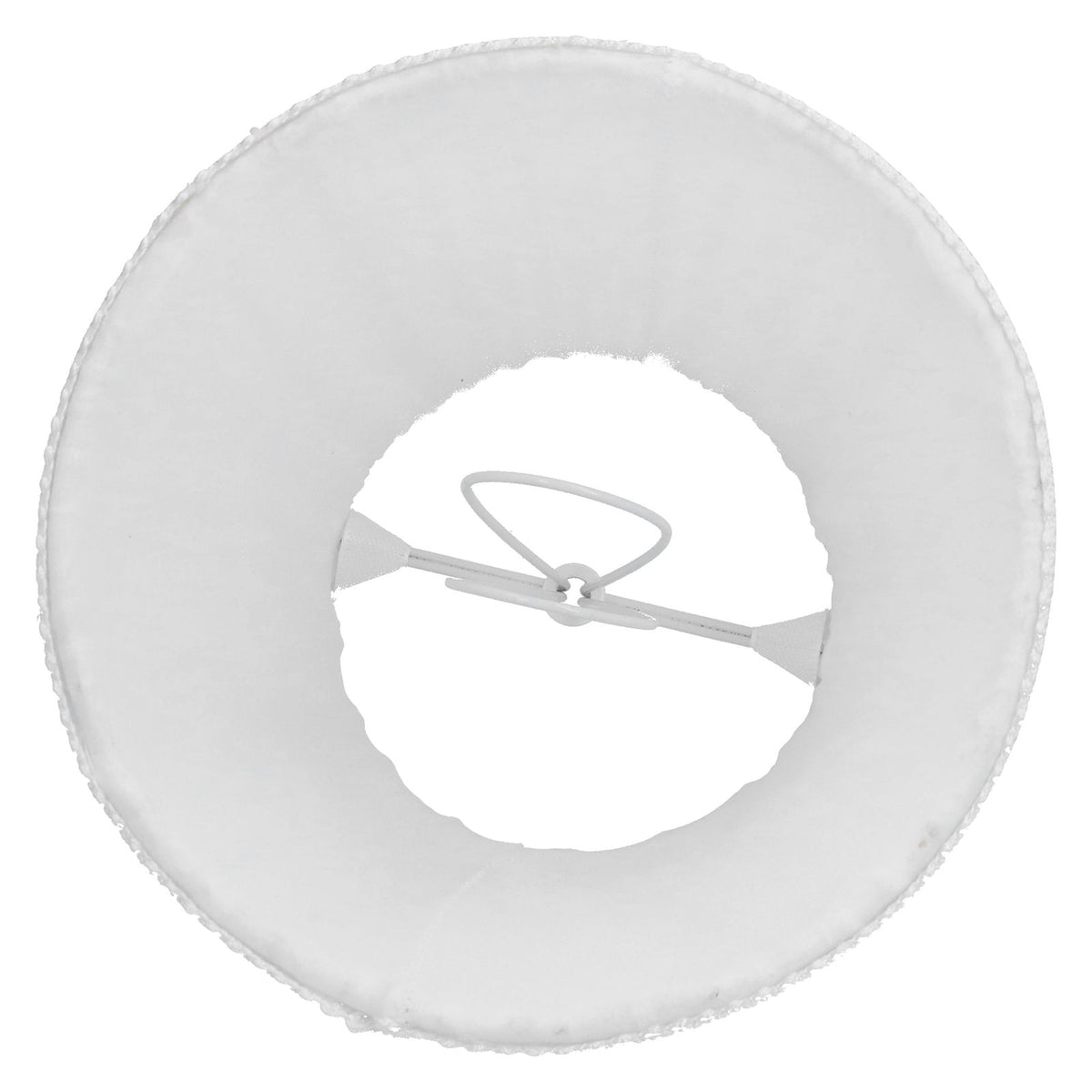 3PCS E14 ClipOn Cloth Lamp Shade Modern Fabric Lampshade Table Light Cover for Candle Chandelier(White )