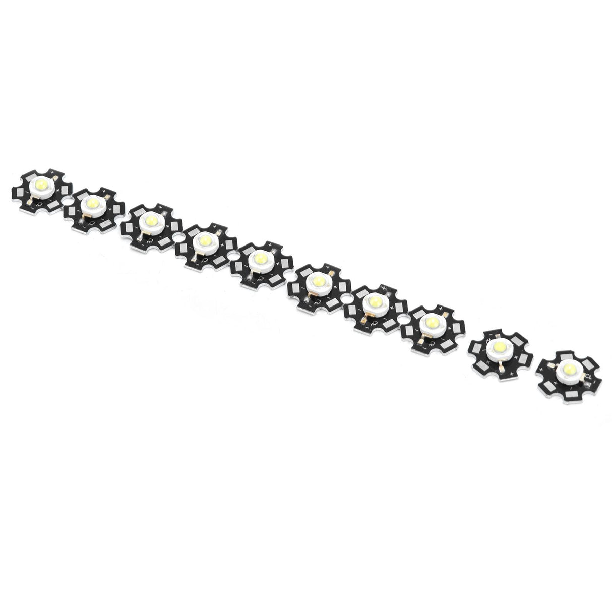 10Pcs Ultra Bright LED Chip 3V DIY Light Beads for Ceiling Light Downlight Flashlight Table LampWhite Light 6500K 3W