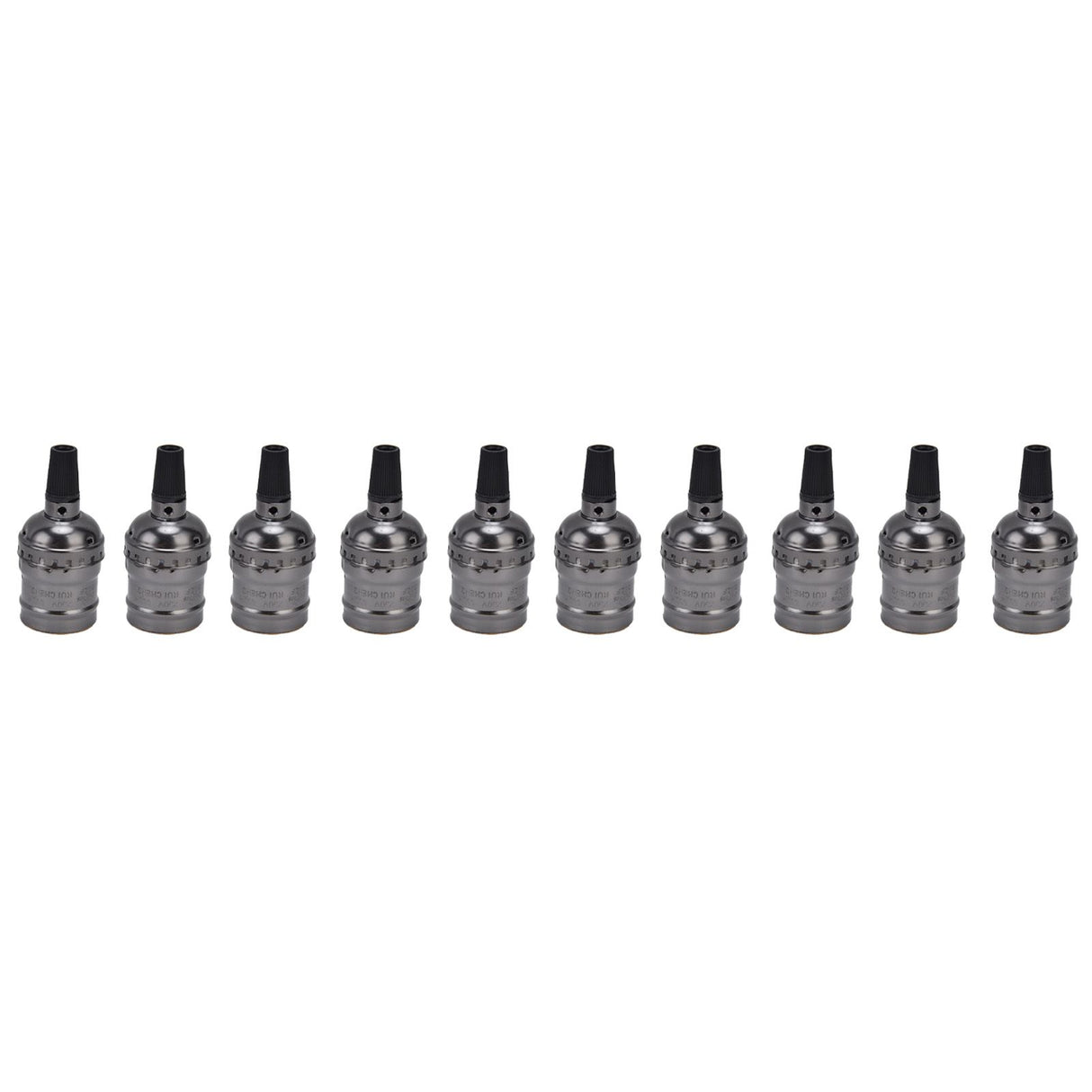10Pcs Retro Lamp Holder Durable Elegant Aluminum Ceiling Bulb Socket for E26 E27 Bulb