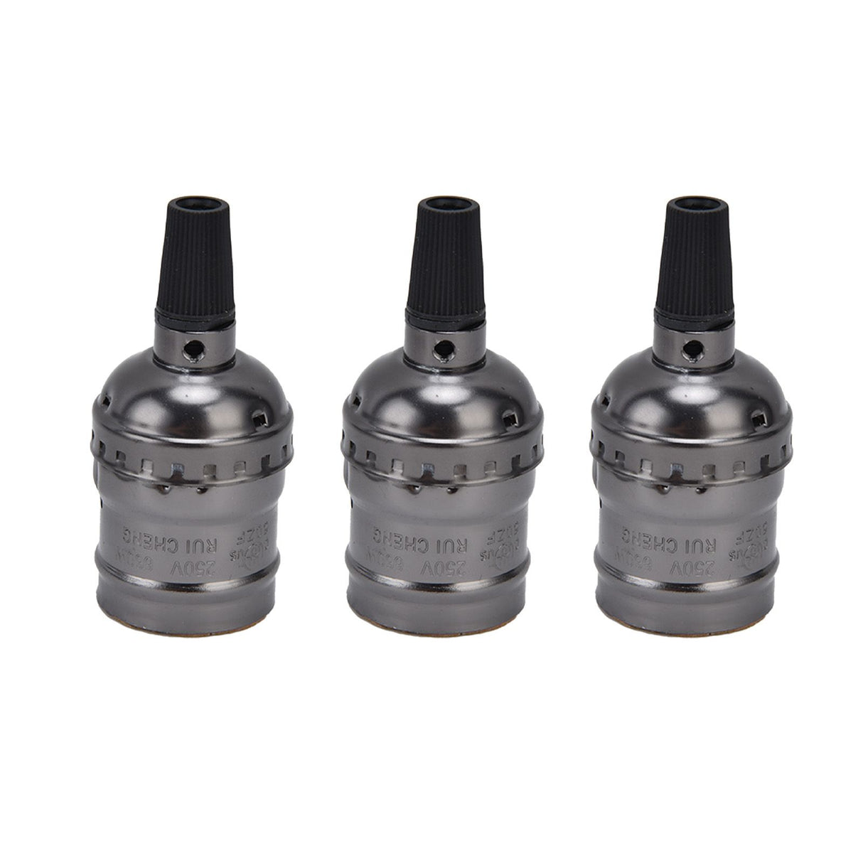 10Pcs Retro Lamp Holder Durable Elegant Aluminum Ceiling Bulb Socket for E26 E27 Bulb