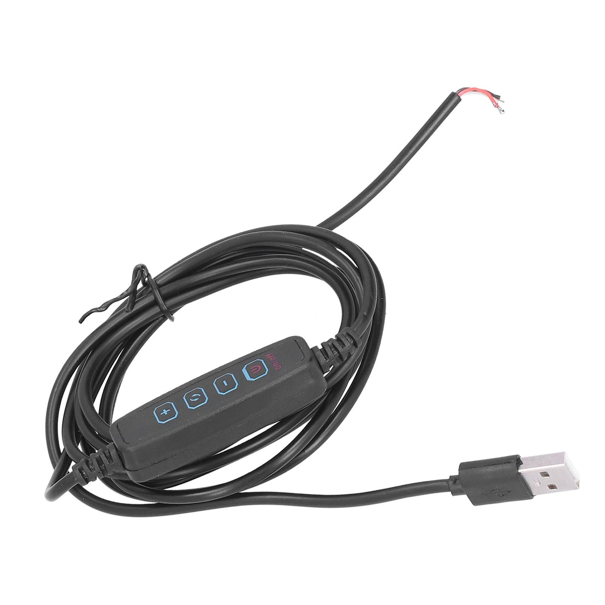 LED 2m Light Switch Cord Dimmable Universal USB Lamp Power Cord for 5V Lamp Outdoor Home