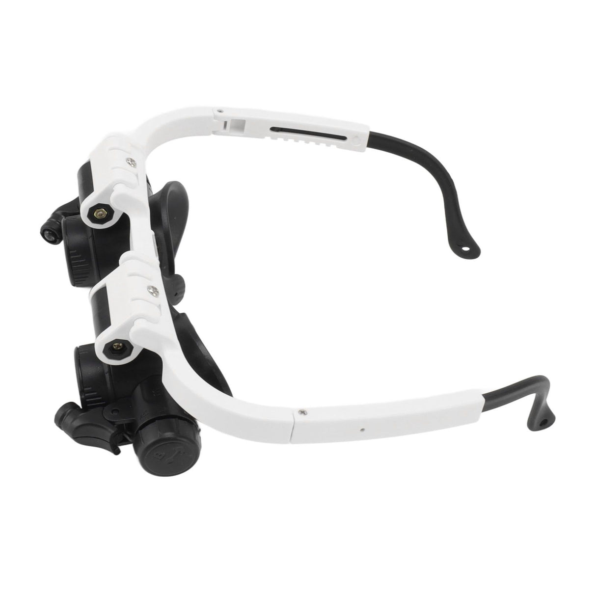 Head Mount Magnifying Glasses 8X 15X 23X Hands Free Bracket Magnifier with 2 LED Lights for Watch Repair