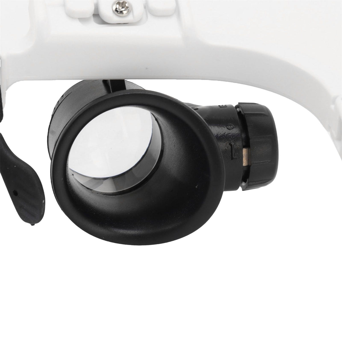 Head Mount Magnifying Glasses 8X 15X 23X Hands Free Bracket Magnifier with 2 LED Lights for Watch Repair