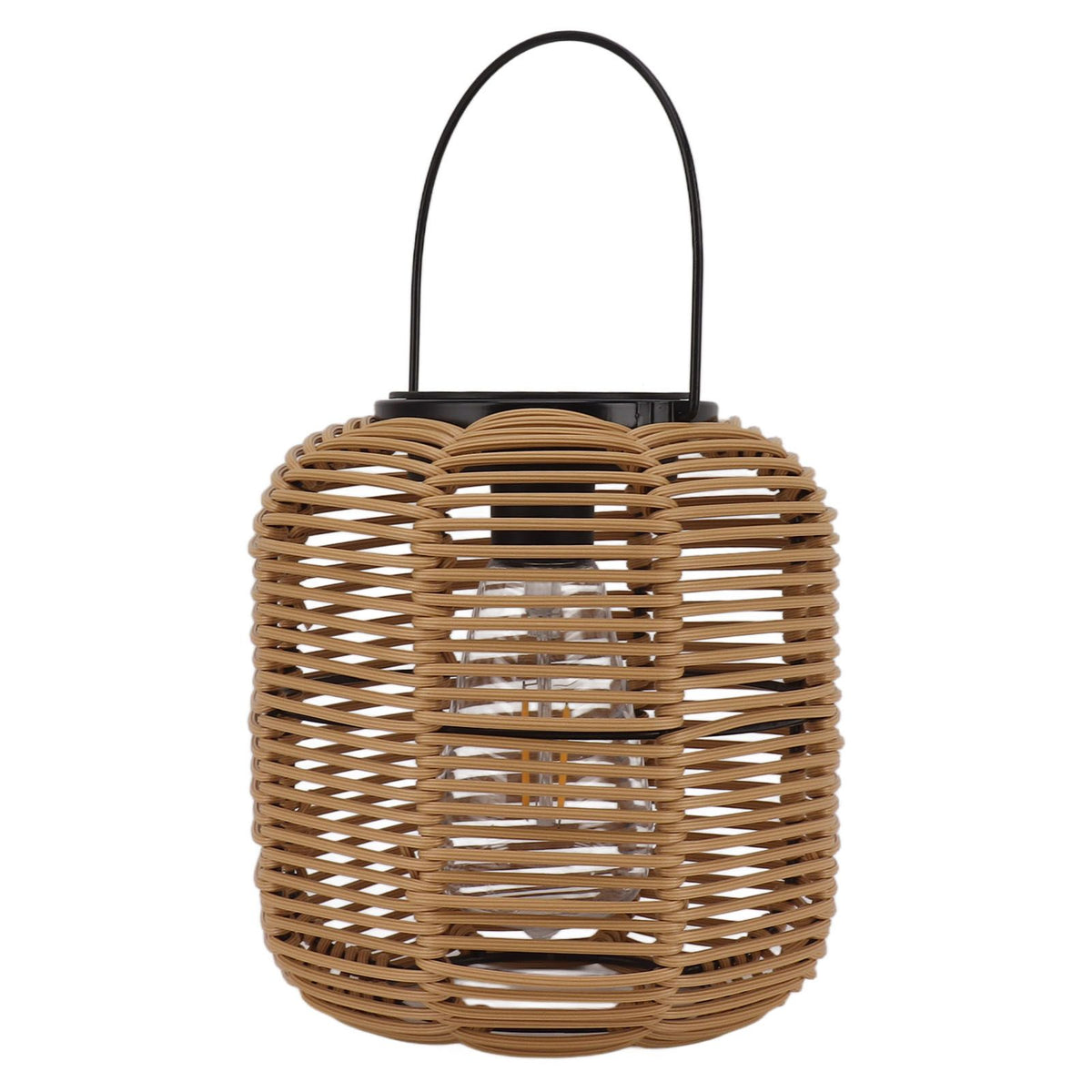 Solar Lantern Outdoor Hanging Solar Lights Waterproof Decorative Rattan Lantern for Table Patio Garden Yard Porch Tungsten