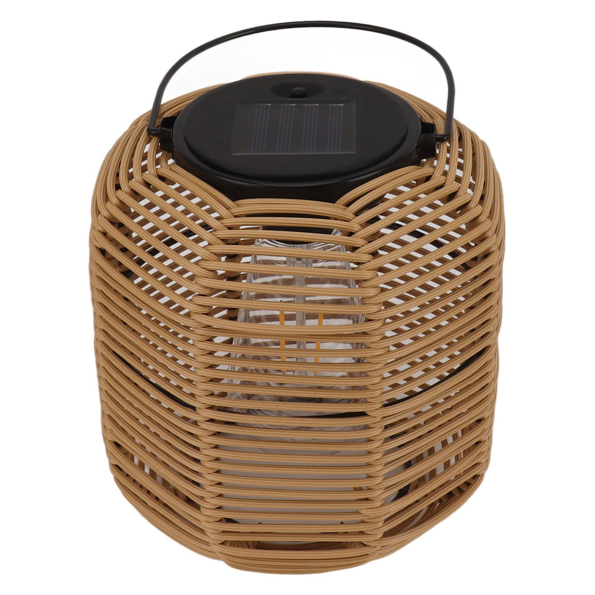 Solar Lantern Outdoor Hanging Solar Lights Waterproof Decorative Rattan Lantern for Table Patio Garden Yard Porch Tungsten