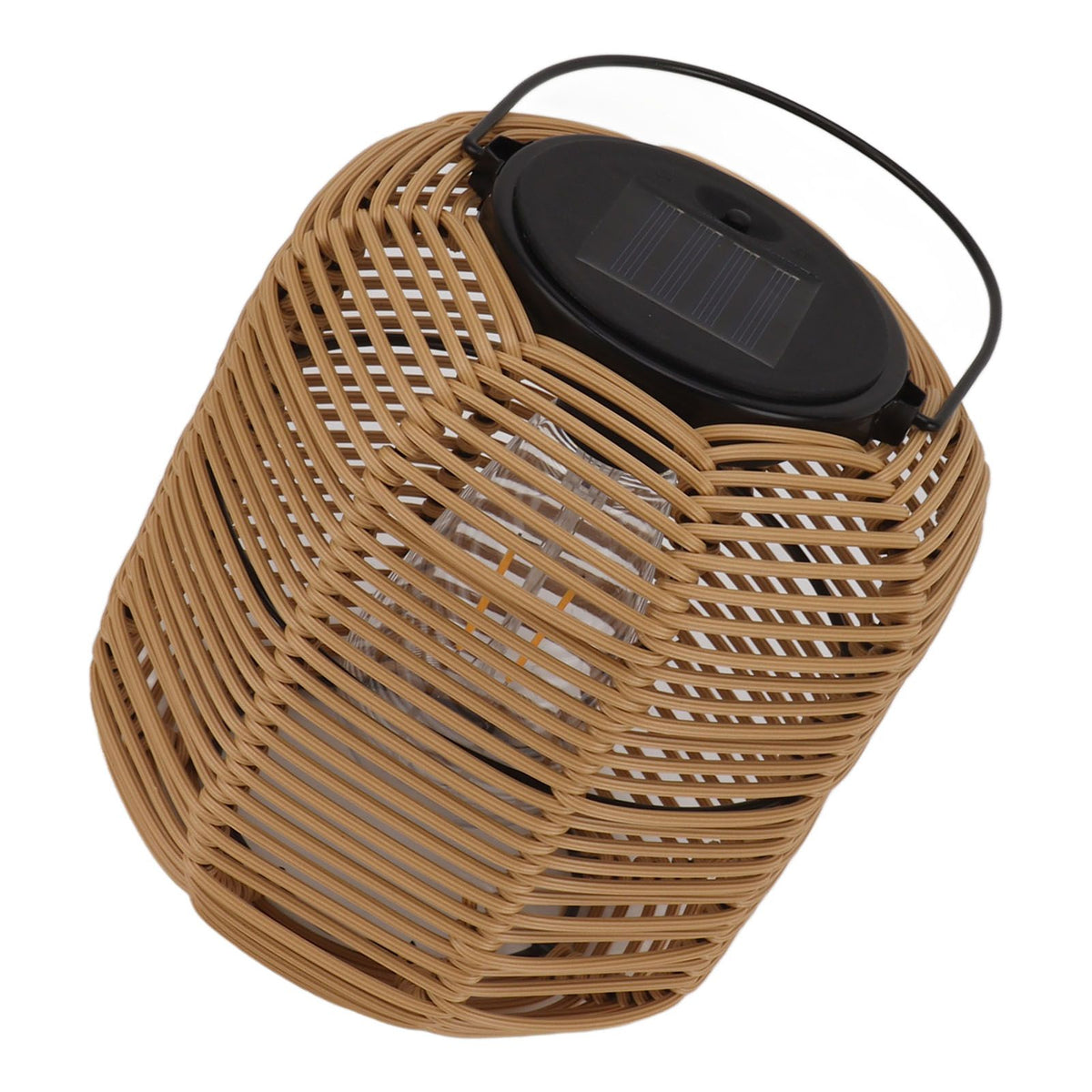 Solar Lantern Outdoor Hanging Solar Lights Waterproof Decorative Rattan Lantern for Table Patio Garden Yard Porch Tungsten