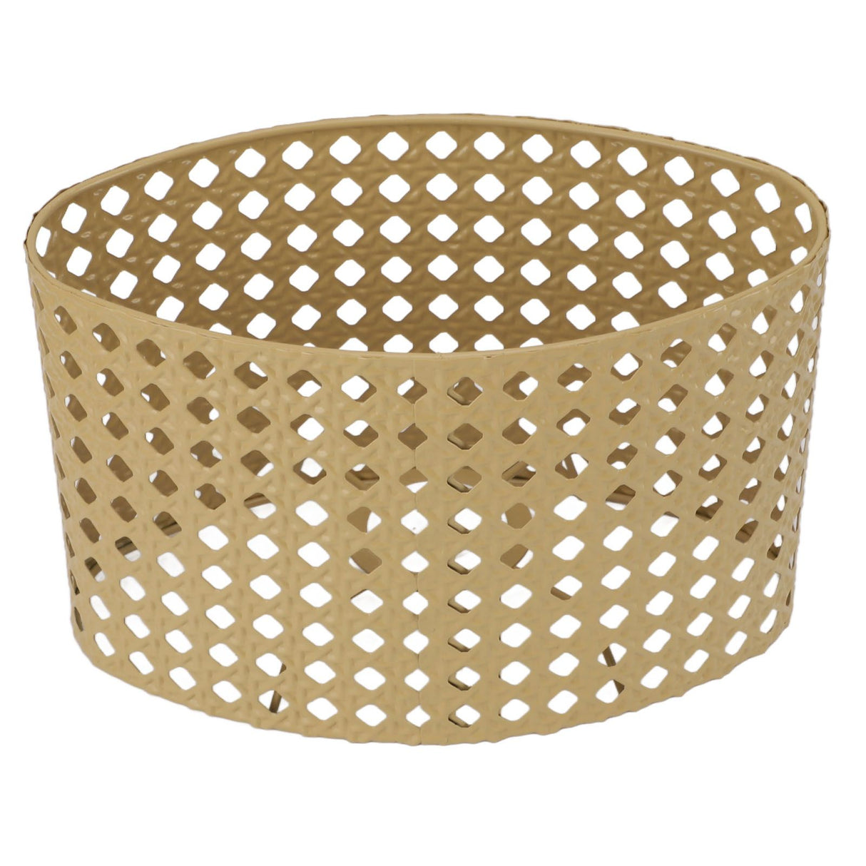Iron Hollow Oval Lampshade Metal Engraving Hollow Lampshade Compatible for E27 E14 Caliber Lampholders Yellow