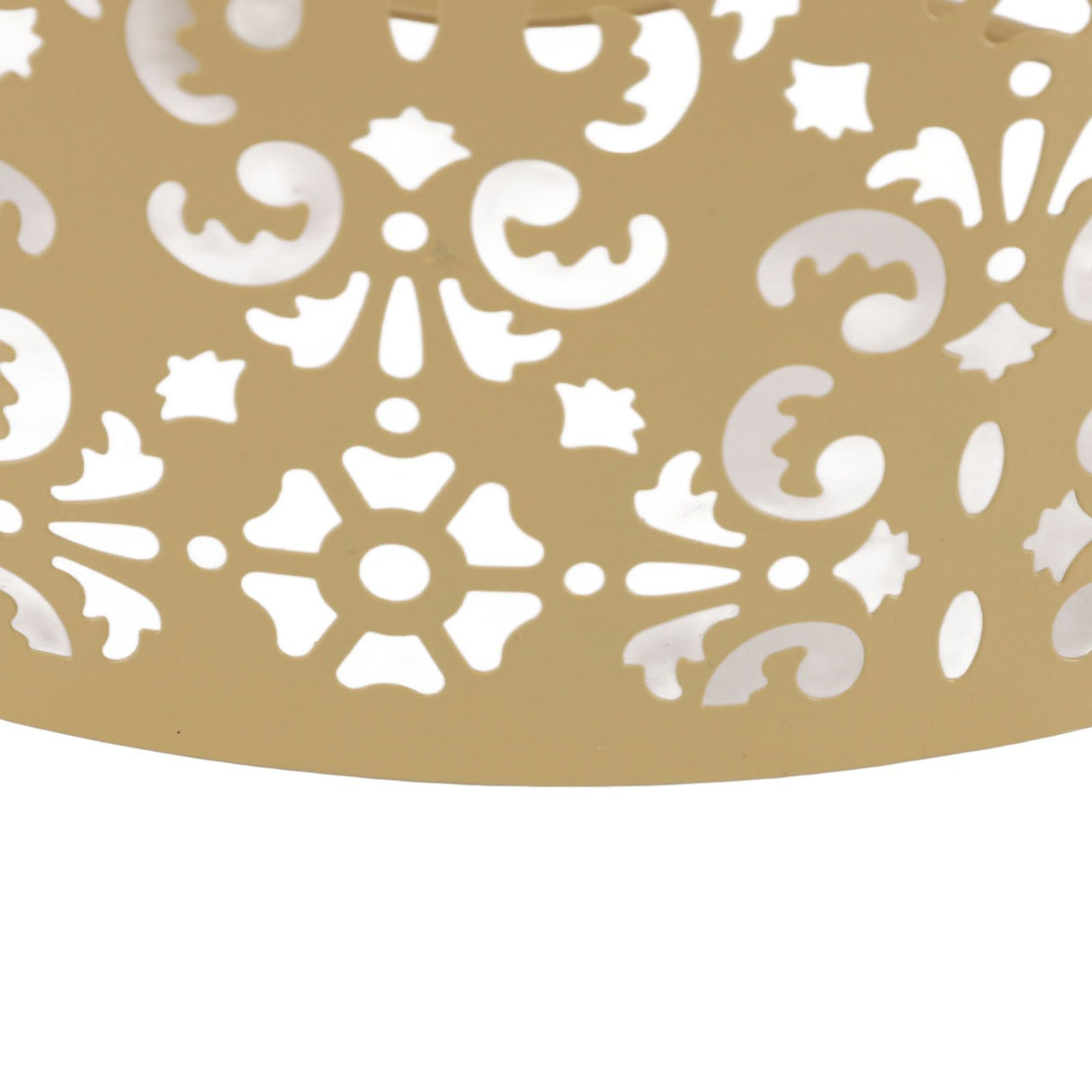 Desk Lampshade Hollow Out Iron Exquisite Decorative Lamp Shade for E27 E14 Floor Lamps Chandeliers Yellow