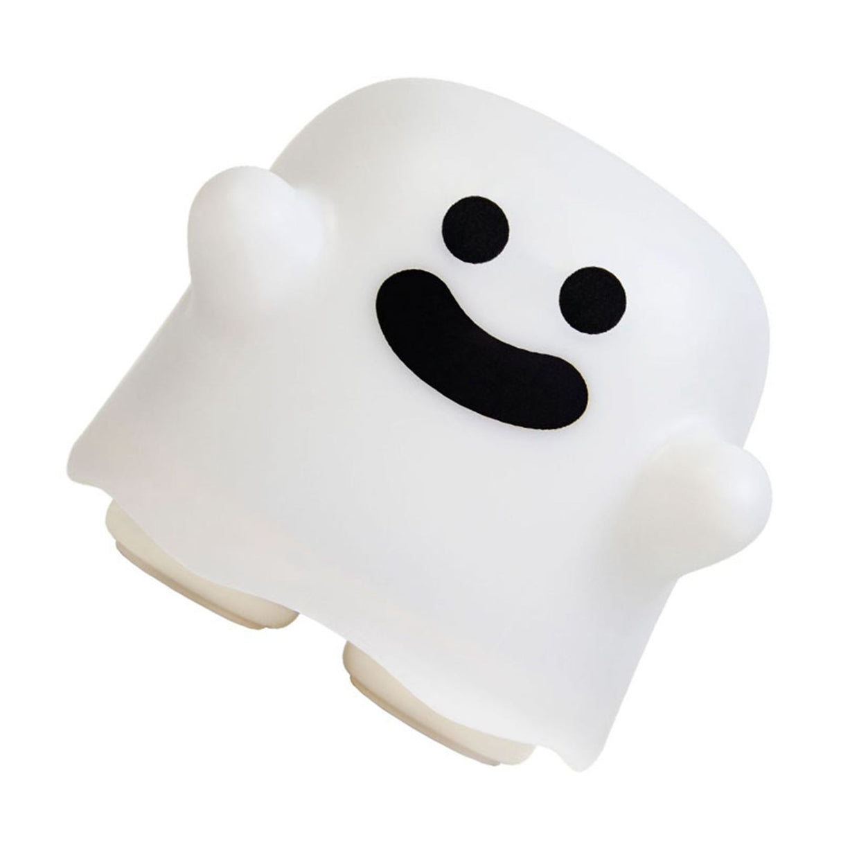 Cute Ghost Night Light Stepless Dimming USB Rechargeable Mini Kids Bedside Lamp Table Decoration for Nursery Bedroom Dorm Smile