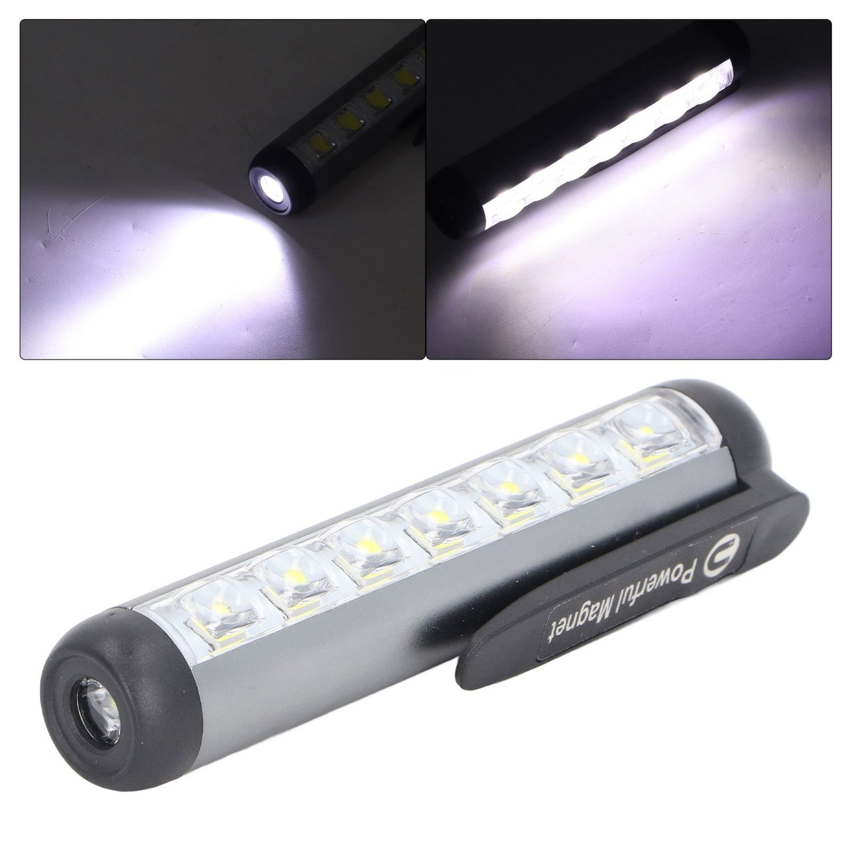 LED Pen Light Aluminum Alloy Portable USB Rechargeable Pocket Dual Beam Penlight Mini Handheld Light for Nurses Students Medical Doctors