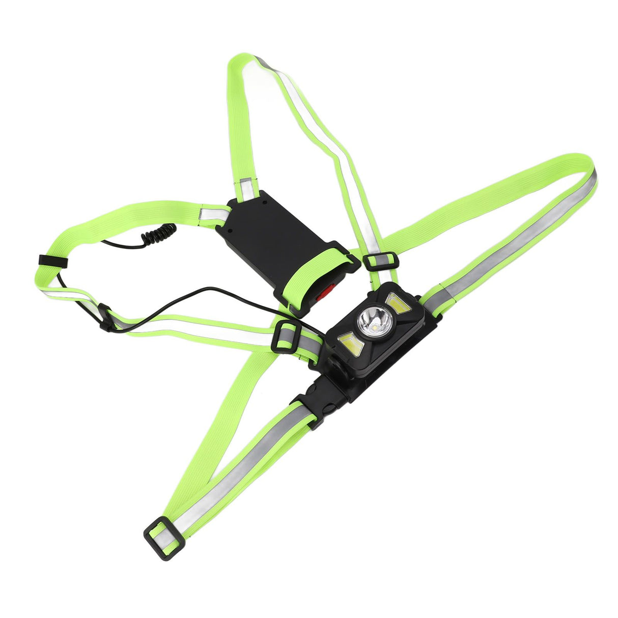 Outdoor Night Running Chest Lights Dual Light Sources IP55 Waterproof Cycling Sports Lighting for Walking Jogging Camping Hiking