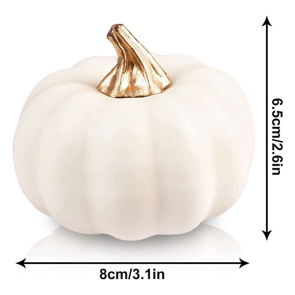 12 Pack Christmas Artificial Pumpkin Sets Made of Foam Simulation Pumpkin Ornament for Autumn Halloween Thanksgiving Decoration