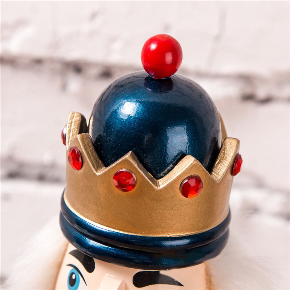 Nutcracker Soldier Ornaments 38cm Nutcracker Figure Wooden Ornaments for Home Christmas Party Decoration New Year Gifts for Children