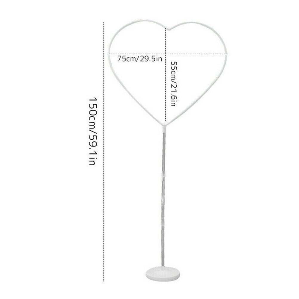 Love Balloon Column Arch Set Heart Balloon Frame Column Holder Stand Decoration For Wedding Birthday Baby Party