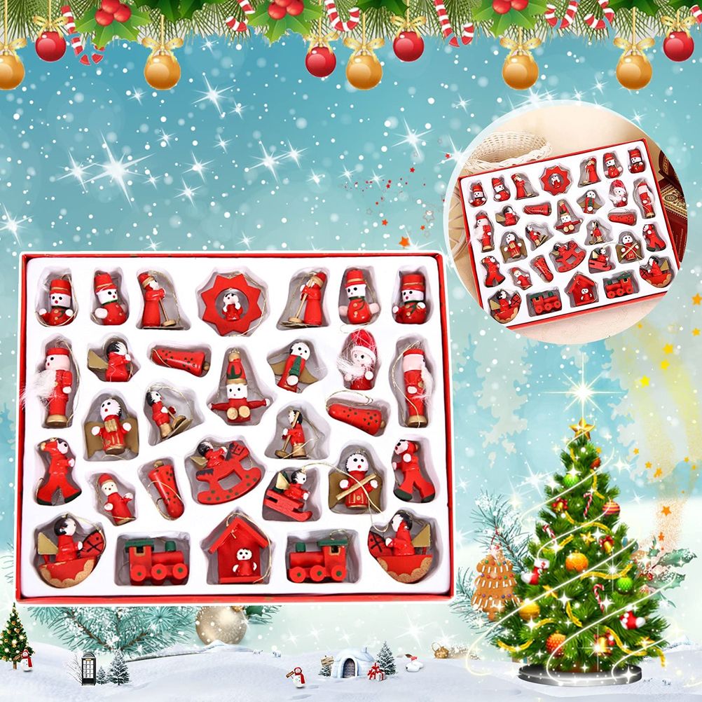 2021 Christmas Advent Calendars Countdown Toys Set for Girls Boys Surprise Gift Christmas Tree Different Decoration Pendant
