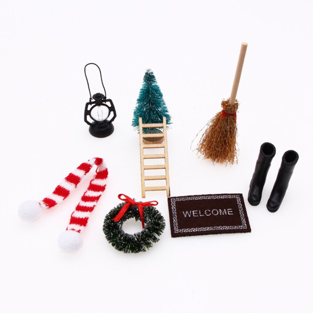 Christmas Decoration Accessories Set Christmas Miniature Ornaments Simulation