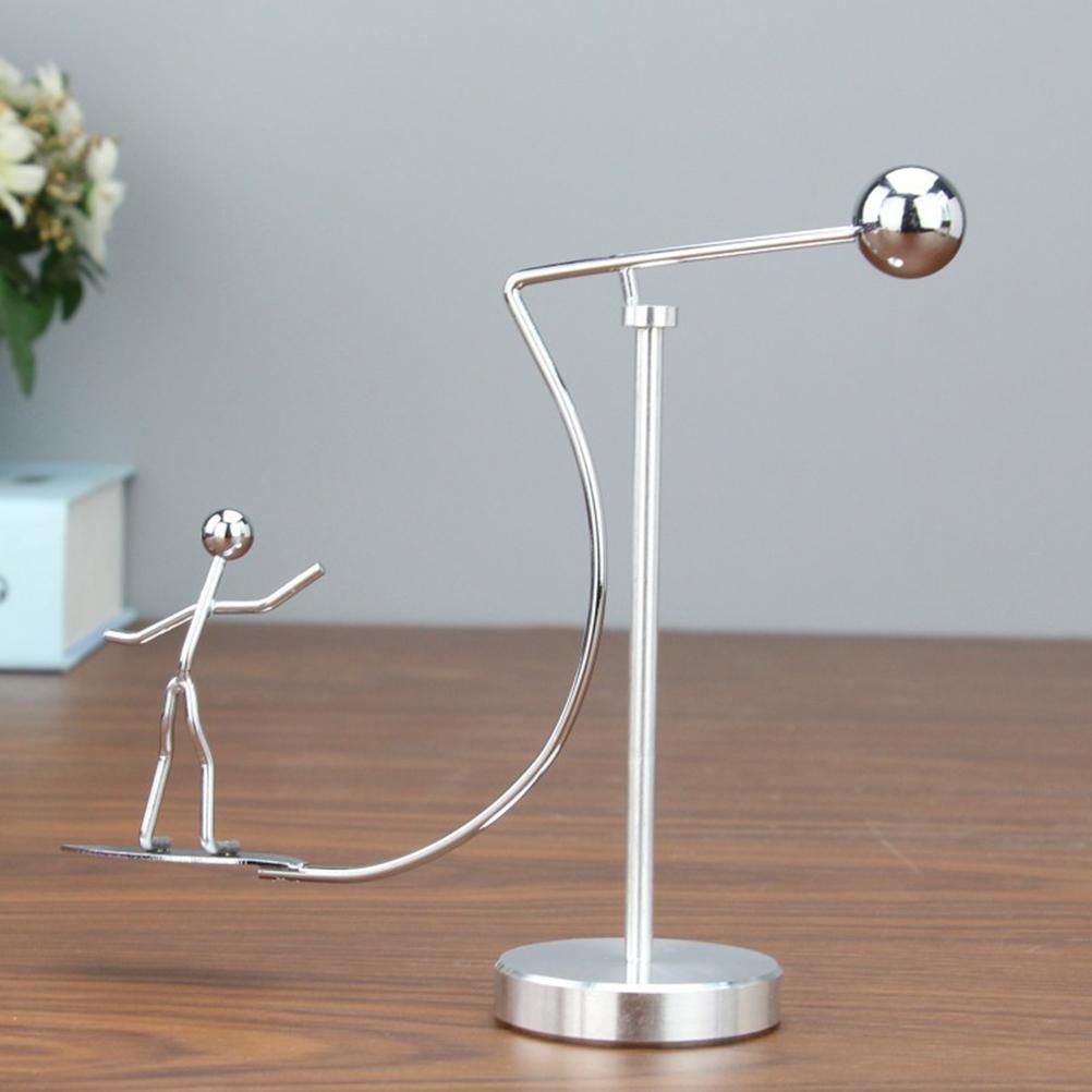 Balance Physics Toy One Foot Man Art Decompressive Science Psychology Home and Office Decor Desk Ornament Toy Surfing