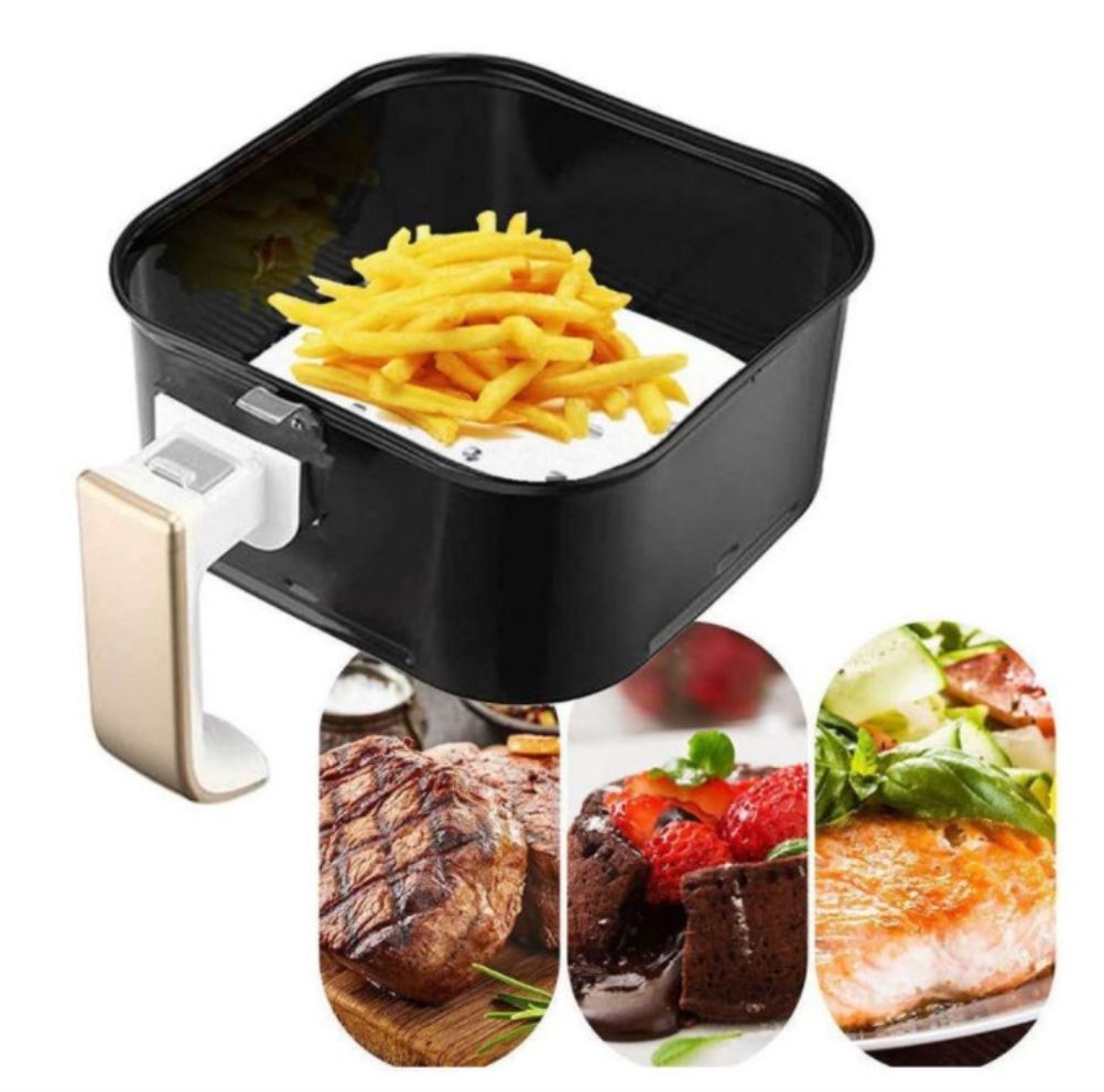 Fryer Liners Waterproof Fryer Filter Paper Fryer Round Perforated Parchment Paper for Fryer