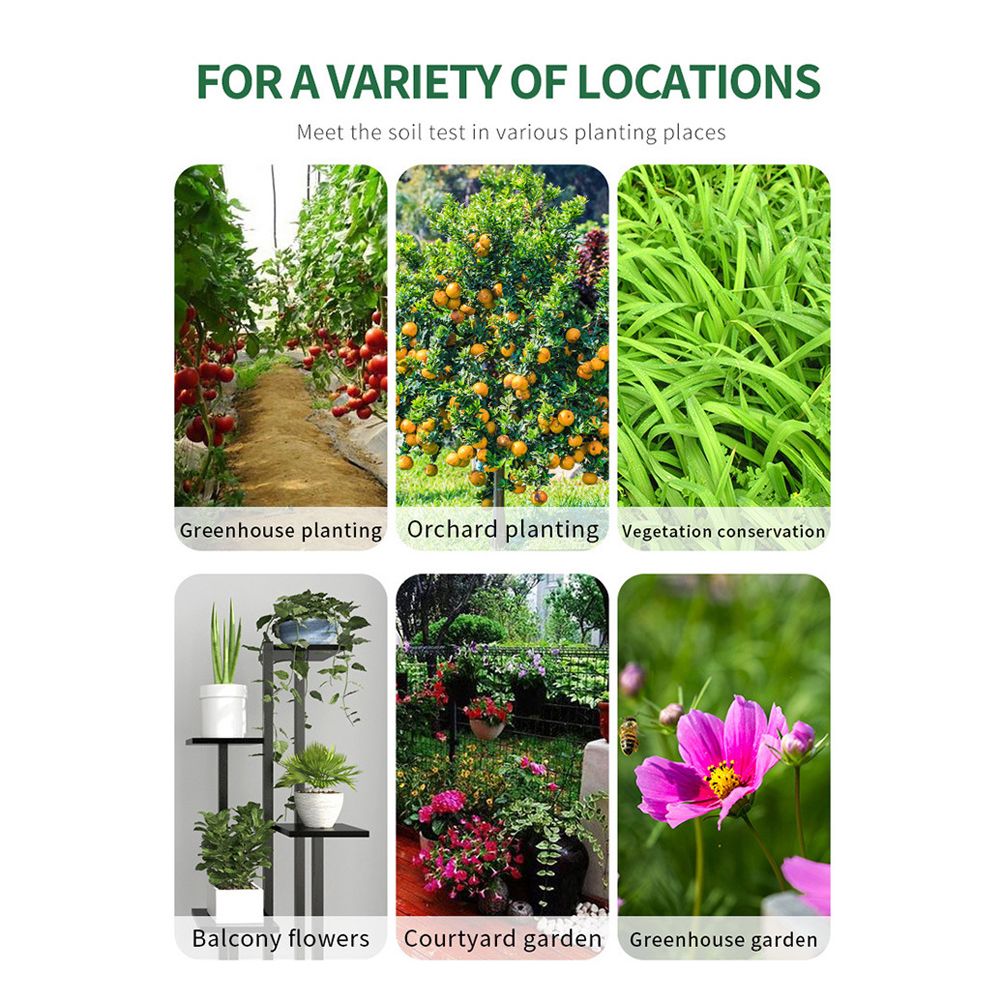 3 in 1 Soil Moisture Sunlight PH Tester Gardening Tool Kits for Plant Care Soil Meter for Garden Lawn Farm Indoor Outdoor