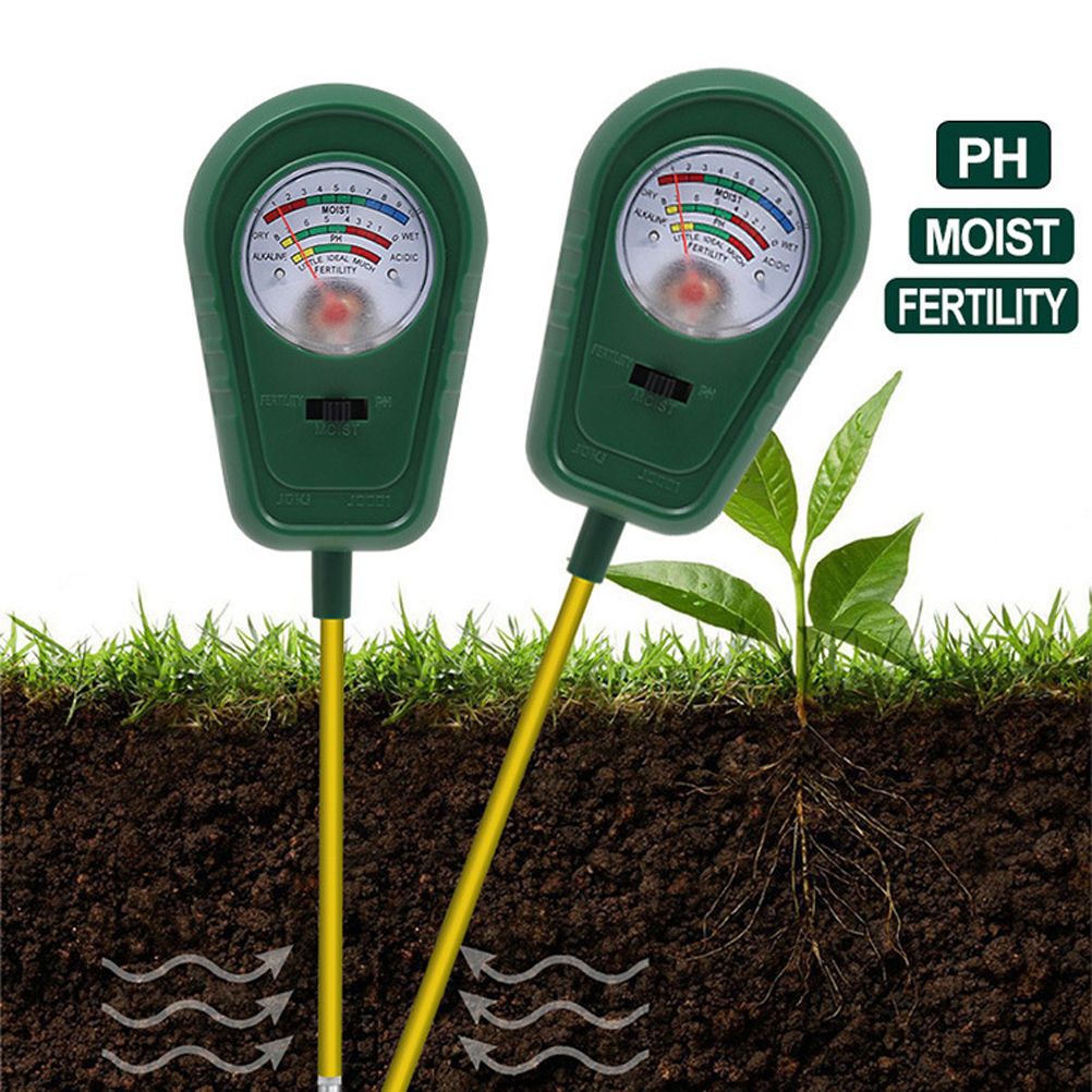 3 in 1 Soil Moisture Sunlight PH Tester Gardening Tool Kits for Plant Care Soil Meter for Garden Lawn Farm Indoor Outdoor