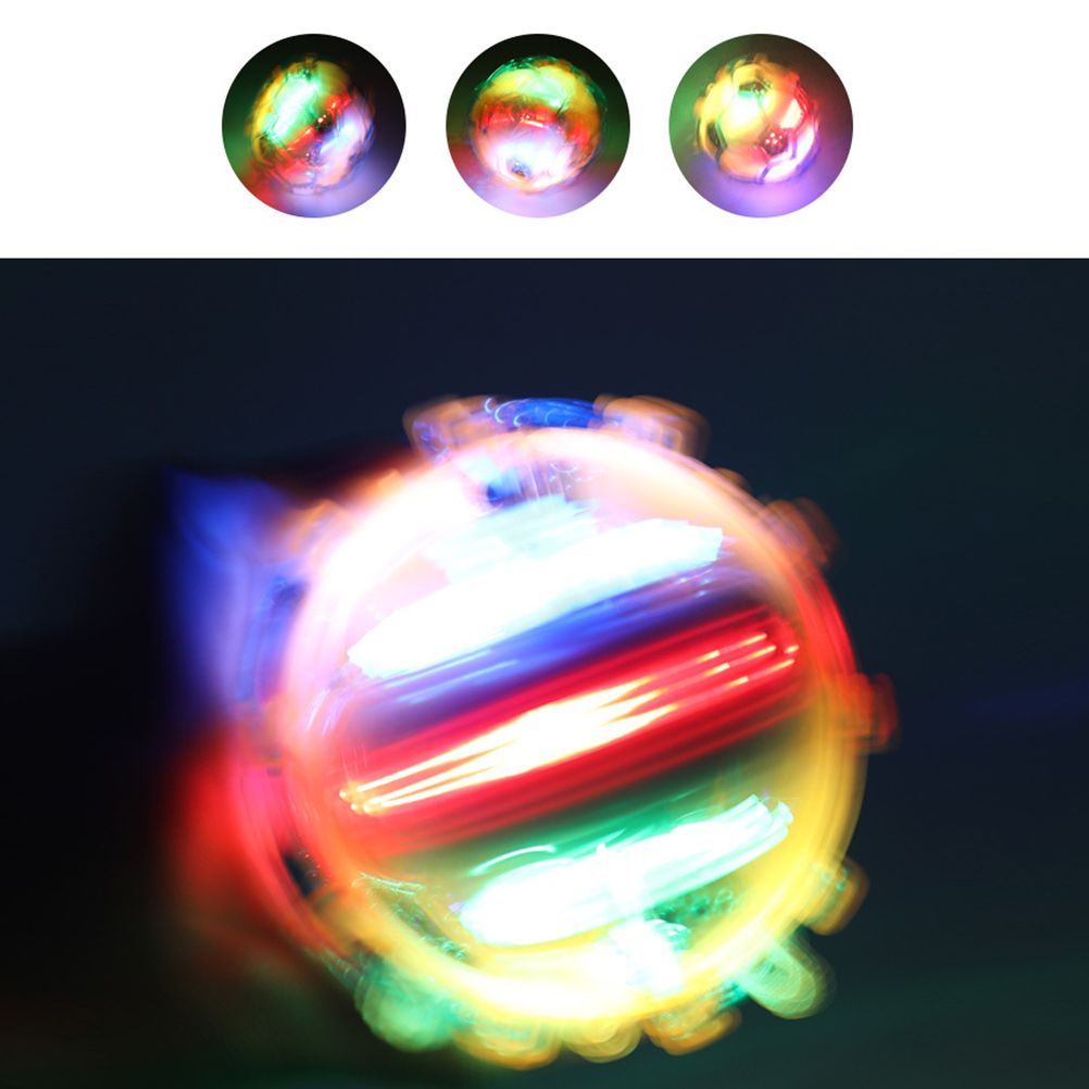Pet Glowing Bouncing Ball Toy for Dogs Flashing Ball Elastic Flash LED Dog Toy with Light and Music Gift for Pets