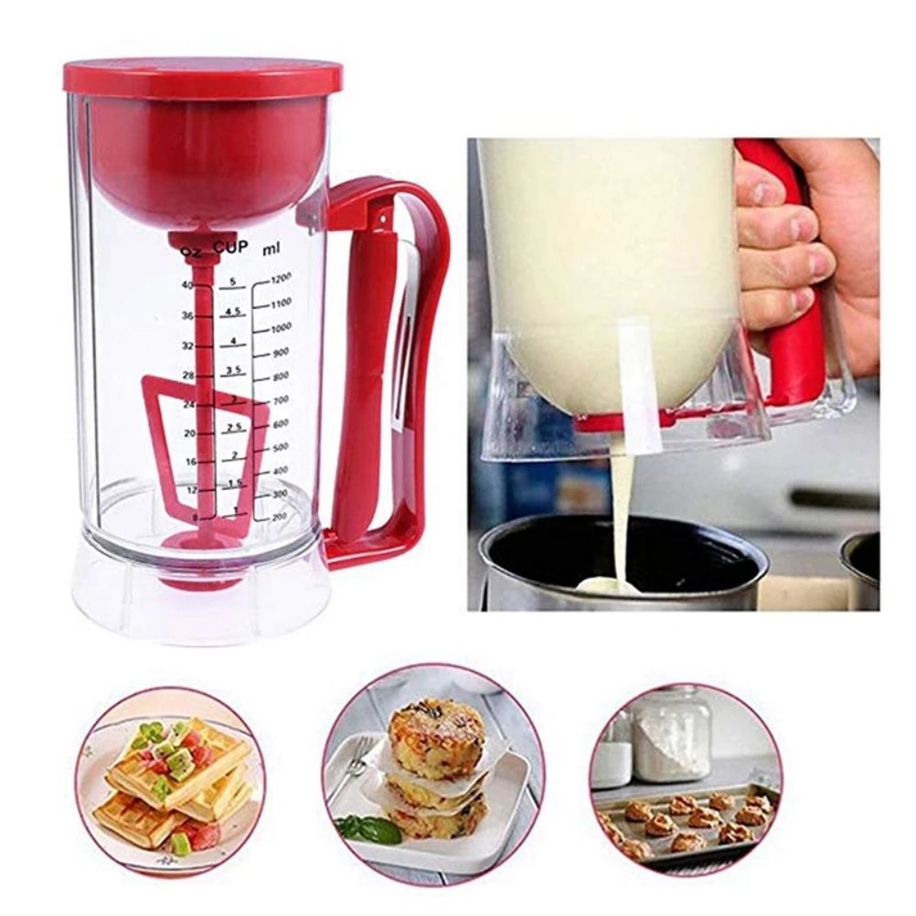 Kitchen Hand Held Electric Pancake Batter Mixer Dispenser Blender Machine Baking Tool Kitchen Appliance