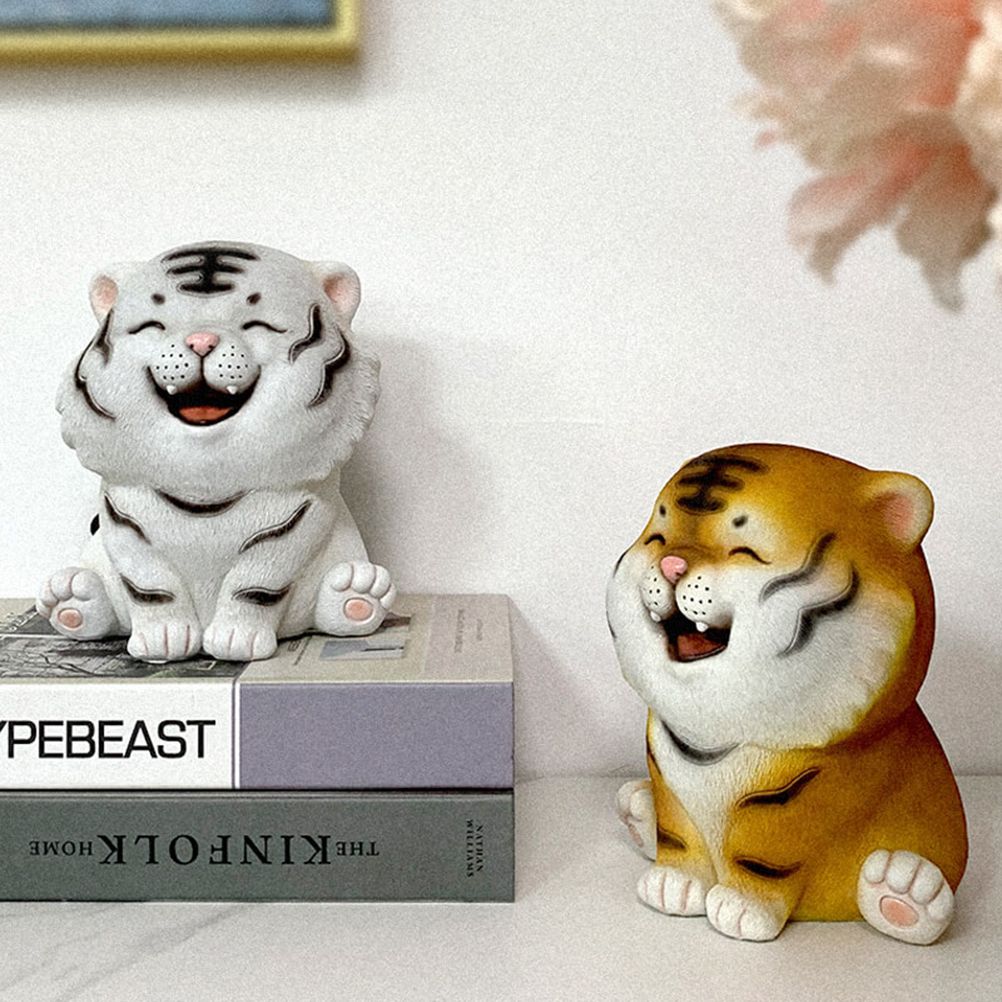 Coin Bank for Kids Must Break to Open Cute Animal Tiger Money Banks Resin Tiger Coin Saving Box Ornaments