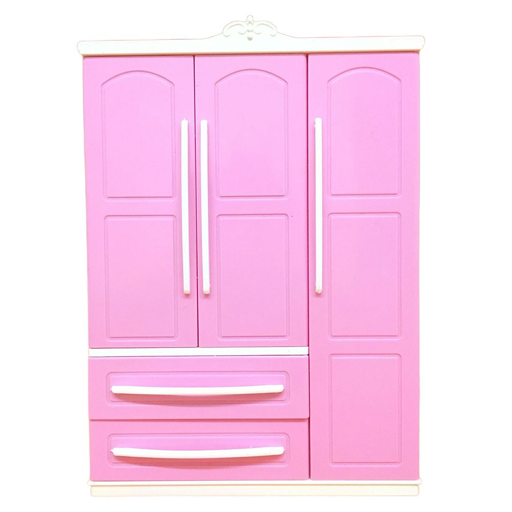 Doll Closet Clothing Organizer Mini Princess Furniture Wardrobe Ornaments Doll House Closet Toy Accessories
