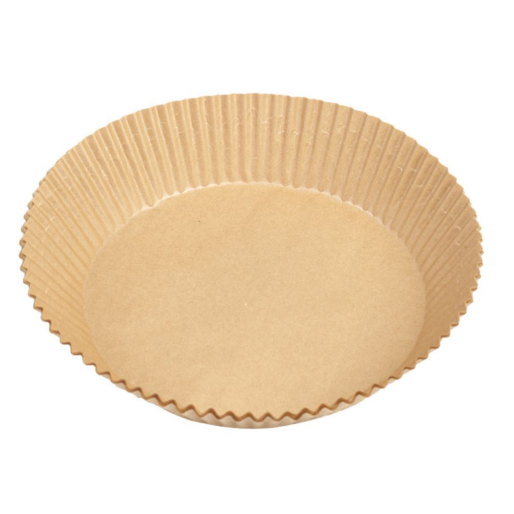 100 Pcs Air Fryer One Time Paper Liner Non Stick Air Fryer Paper Liners Oil Proof Parchment Baking Paper for Kitchen Microwave Oven