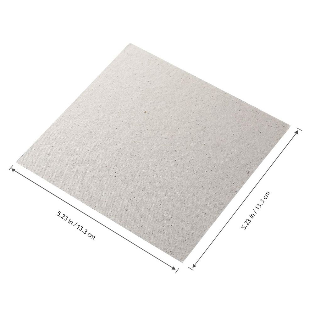 8PCS Insulating Mica Sheet High Temperature Resistance Mica Plates for Microwave Oven