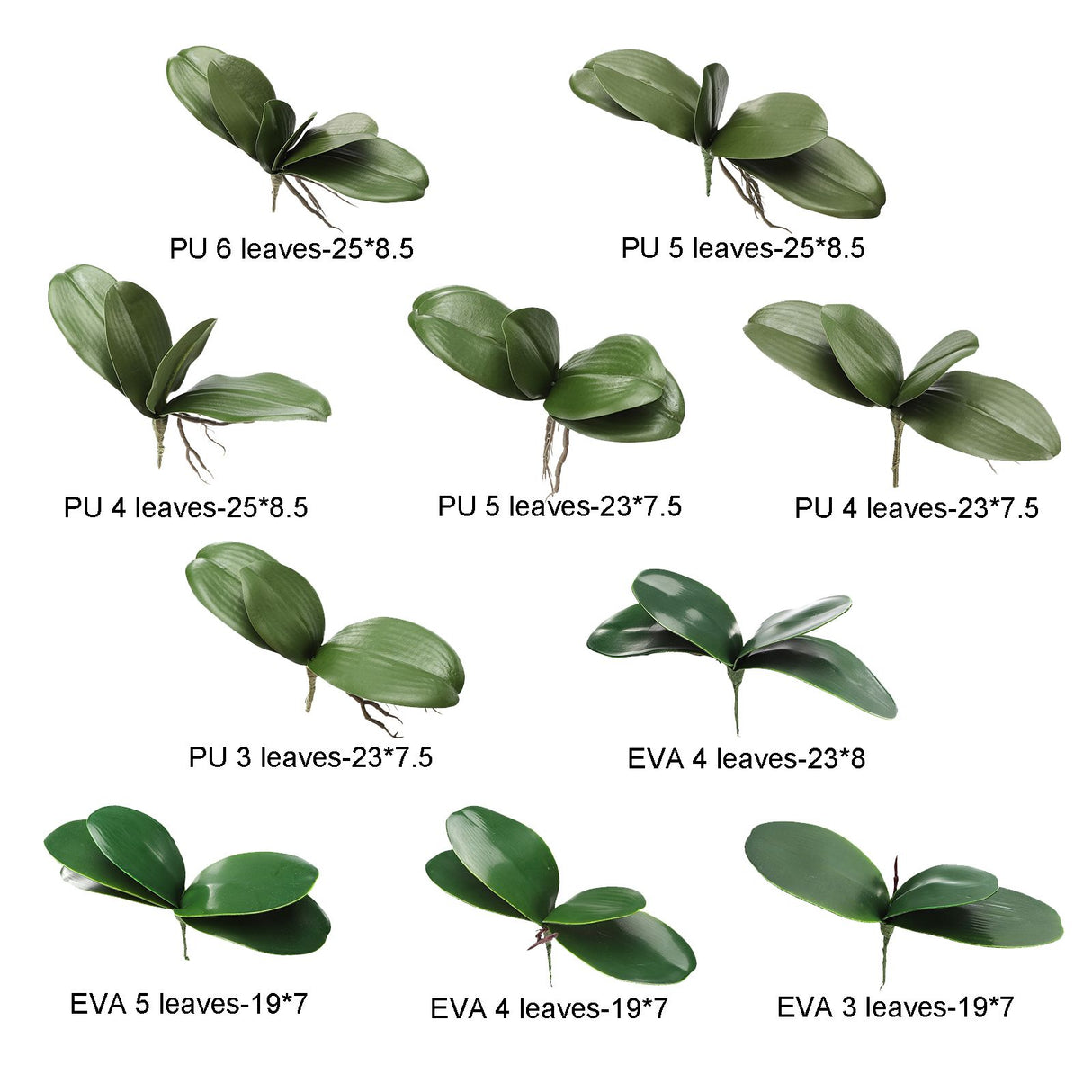 Phalaenopsis Leaves Orchid Leaves Wedding Home Decoration Simulation Plants