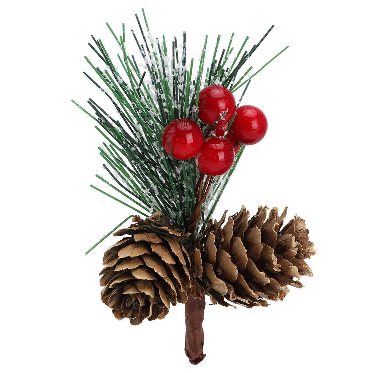 Mini Christmas Tree Accessories Pine Cones Pine Branches Christmas Decorations Small Flower Arrangements
