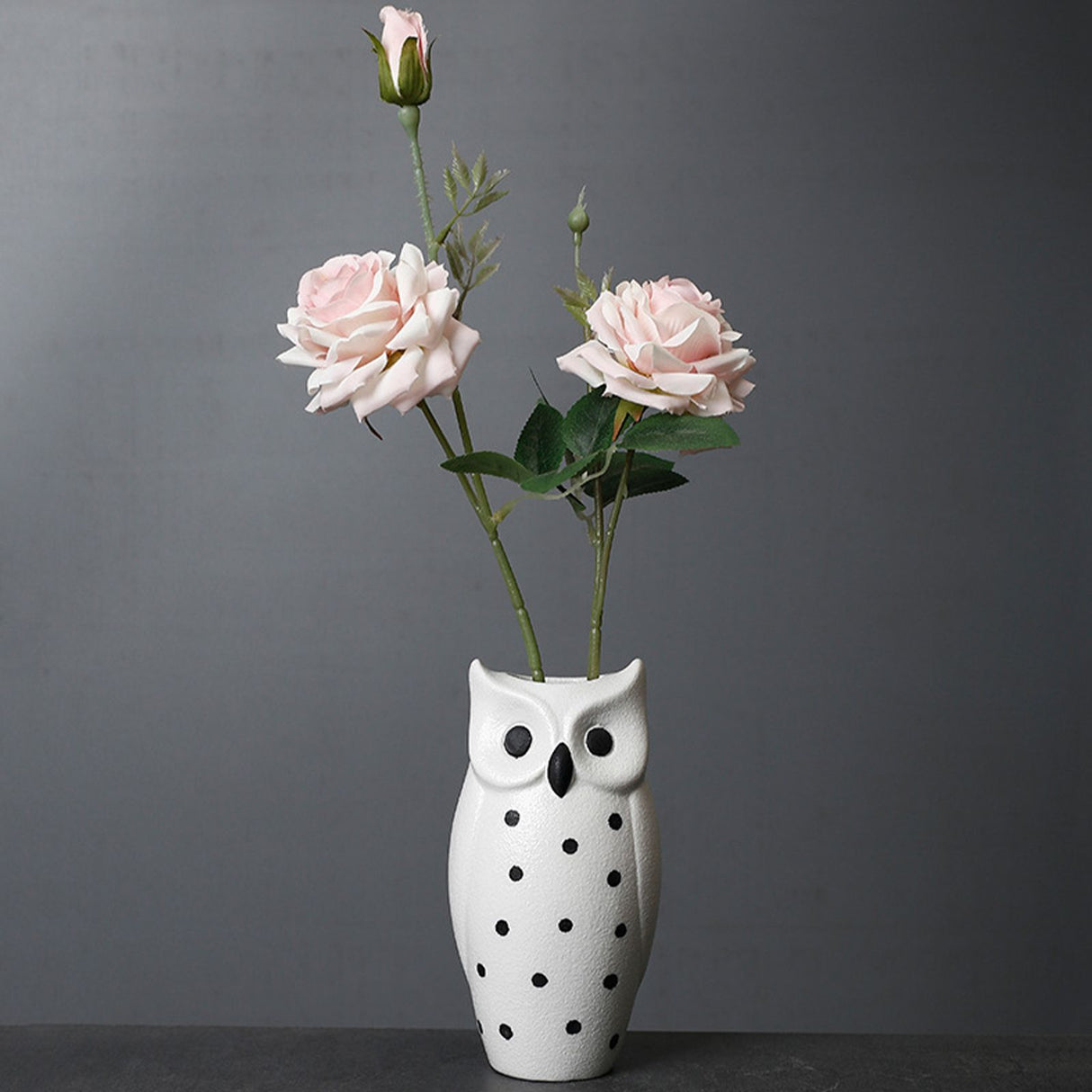Flower Pots Nordic Modern Vase Decoration Owl Decorative Ceramic Desktop Crafts Ornament